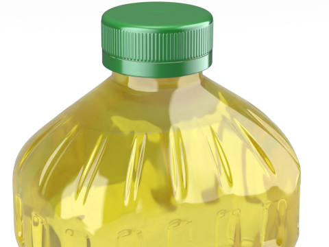 Cooking Oil Bottle 3D 模型