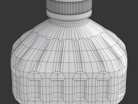 Cooking Oil Bottle 3D Model