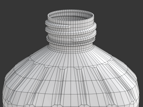 Cooking Oil Bottle 3D 模型