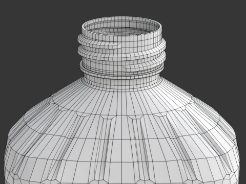 Cooking Oil Bottle 3D Model
