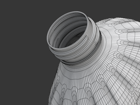 Cooking Oil Bottle 3D 模型