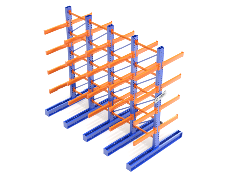 Cantilever Racking System Model 3D