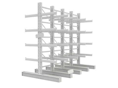 Cantilever Racking System Model 3D