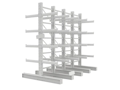 Syst&egrave;me de rayonnage en porte-&agrave;-faux Modèle 3D
