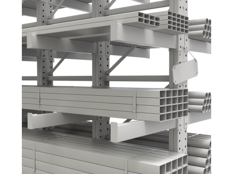 Cantilever Racking System Model 3D