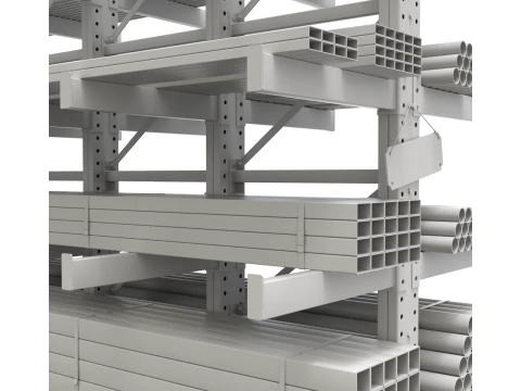 Syst&egrave;me de rayonnage en porte-&agrave;-faux Modèle 3D