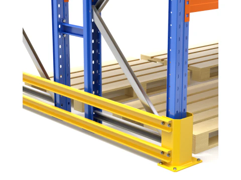 Sistema de estantes de paletes Modelo 3D