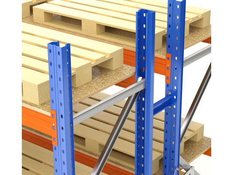 Pallet Racking System Model 3D