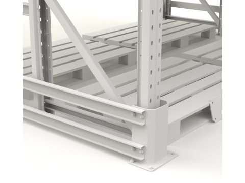 Pallet Racking System Model 3D