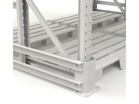 Sistema de estantes de paletes Modelo 3D