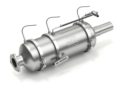DPF - Diesel Particular Filter 3D Modell
