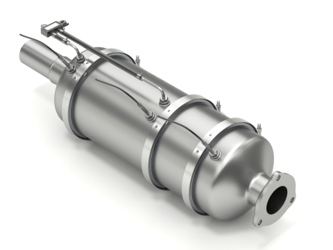 DPF - Diesel Particular Filter Modello 3D