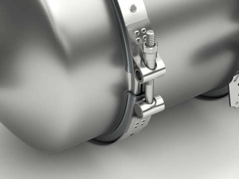 DPF - Diesel Particular Filter Modello 3D