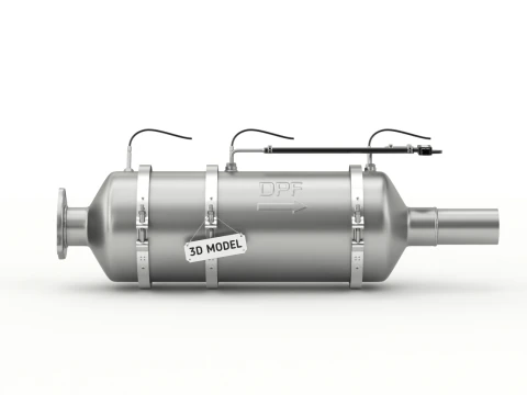 DPF - Diesel Particular Filter 3D Model