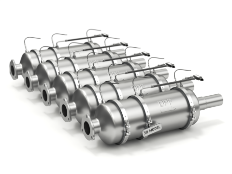 DPF - Diesel Particular Filter Modello 3D