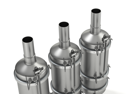 DPF - Diesel Particular Filter Modello 3D