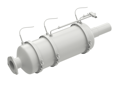 DPF - Diesel Particular Filter Modello 3D