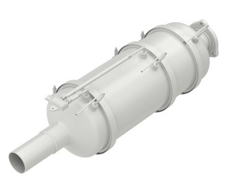 DPF - Diesel Particular Filter Modello 3D