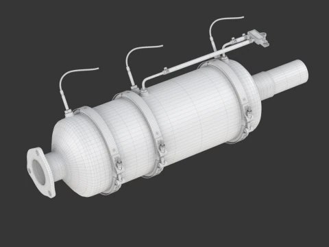 DPF - Diesel Particular Filter 3D Model