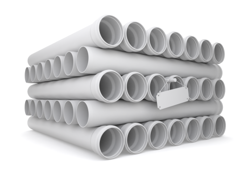 Plastic Sewer Pipes 3D Model