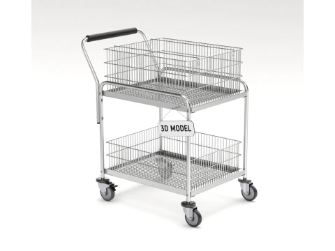 Carrello della posta Modello 3D