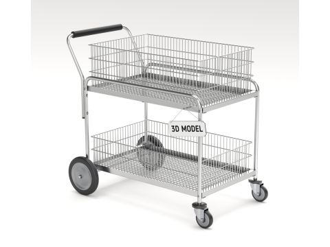 Mail Trolley Modello 3D