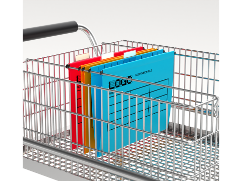 Mail Trolley Modello 3D