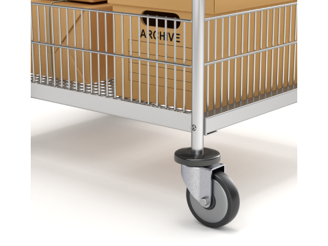 Mail Trolley Modello 3D