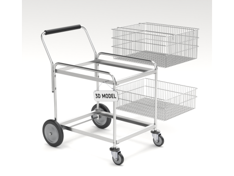 Mail Trolley Modello 3D