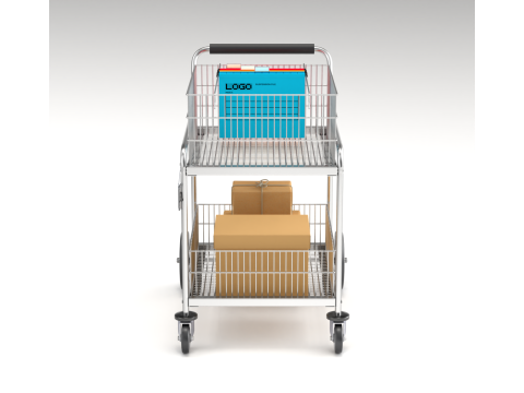 Mail Trolley Modello 3D