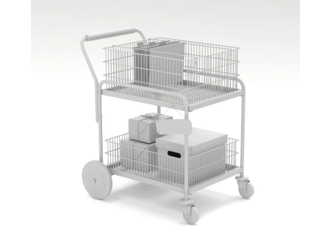 Carrello della posta Modello 3D