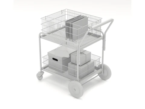 Carrello della posta Modello 3D