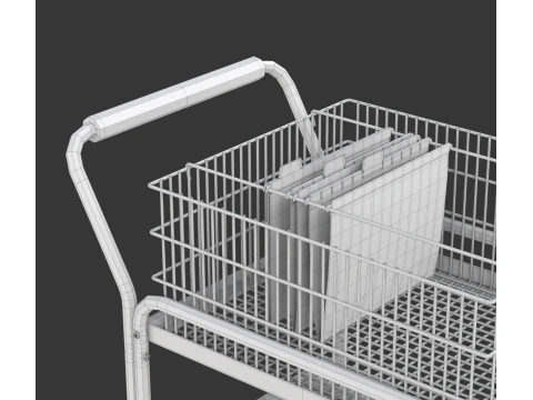 Carrello della posta Modello 3D