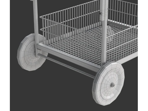 Carrello della posta Modello 3D