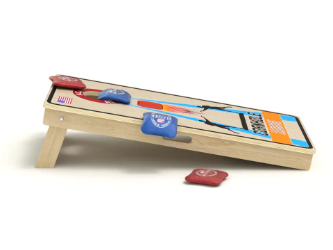 Cornhole Board With Bags 3D Model