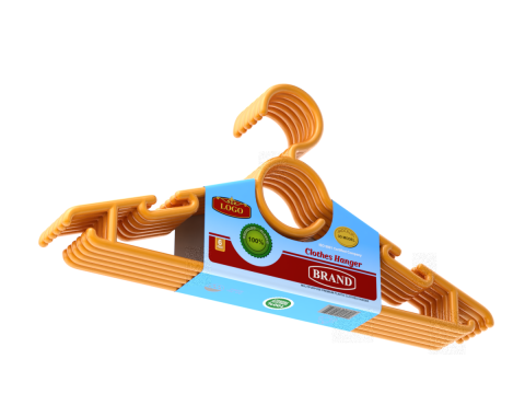 Plastic Hanger Set 3D Modell