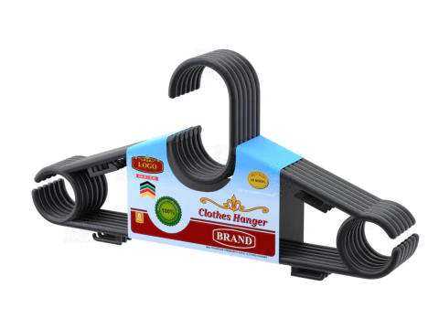 Plastic Hanger Set 3D Model