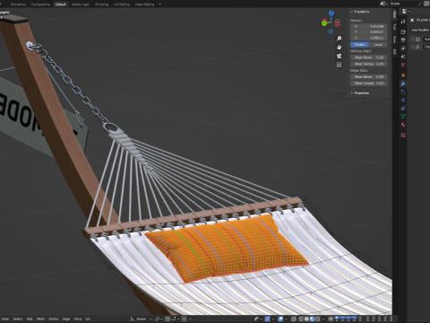 Гамак 3D Модель