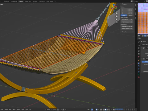 Гамак 3D Модель