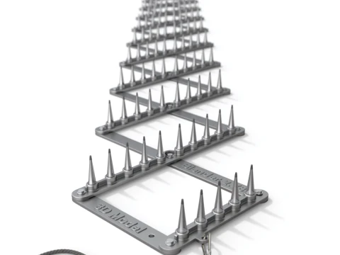 Animazione della striscia di punte Modello 3D