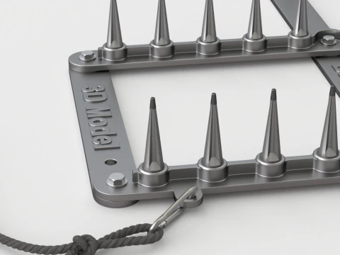 Animazione della striscia di punte Modello 3D