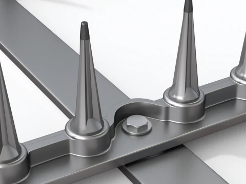 Animazione della striscia di punte Modello 3D