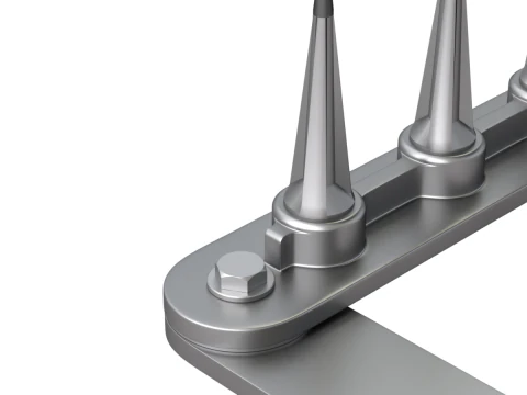 Animazione della striscia di punte Modello 3D