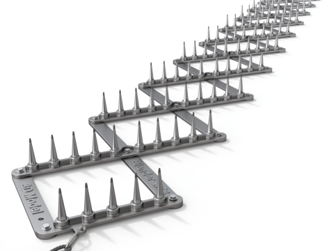 Spike Strip Animation 3D Model