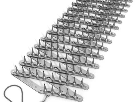 Animazione della striscia di punte Modello 3D