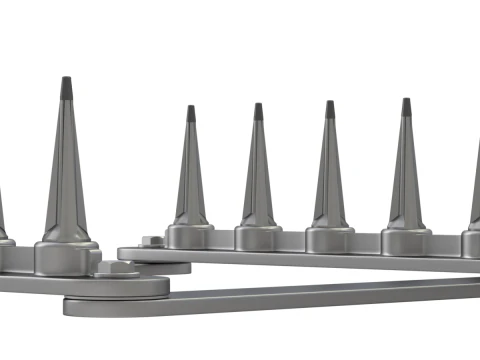 Animazione della striscia di punte Modello 3D