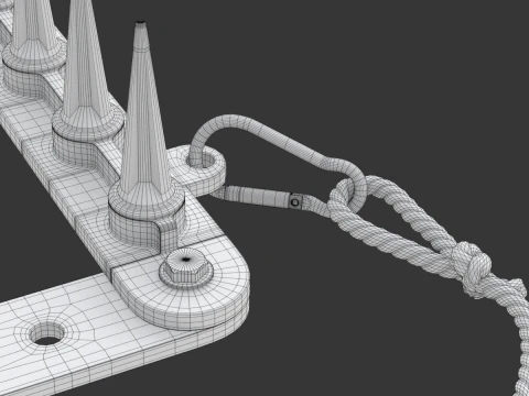 Animazione della striscia di punte Modello 3D