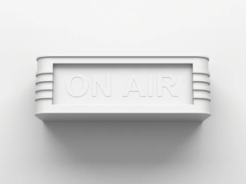 Segni luminosi da studio retr&ograve; Modello 3D