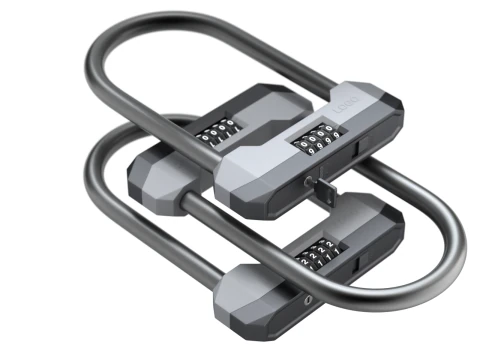 Combination Bicycle U-Lock 3D Model