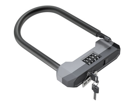 Combinação de bicicleta U-Lock Modelo 3D